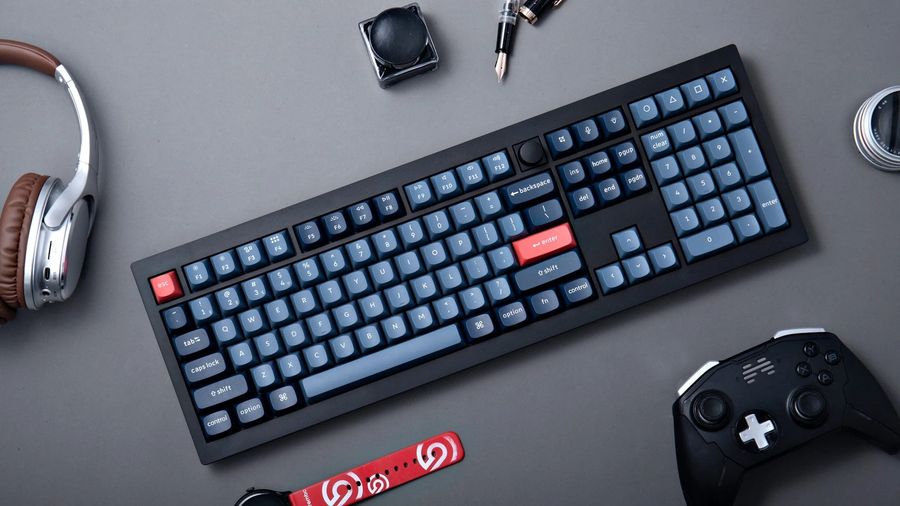 Clavier Keychron V6 Max avec touches programmables et configuration QMK et VIA.