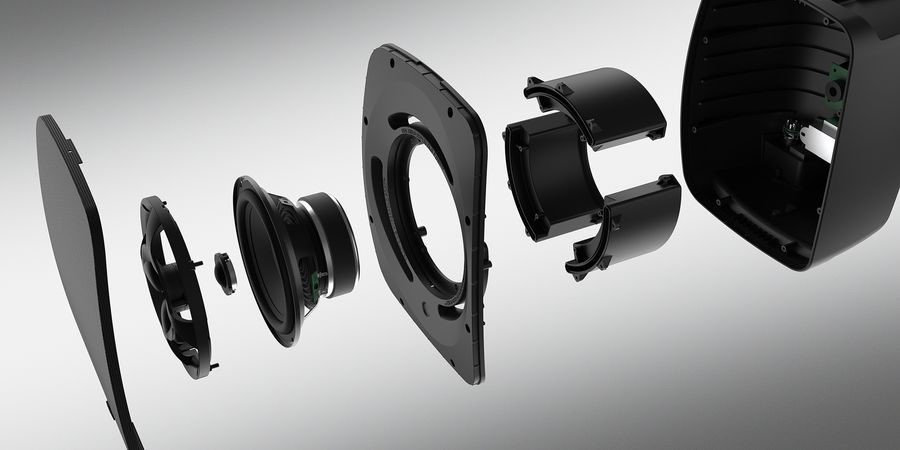 La technologie Tractrix Hyperfold est embarquée dans l'enceinte d'extérieur Klipsch PSM-450-T. L'enceinte d'extérieur Klipsch PSM-450-T embarque la technologie Tractrix Hyperfold.
