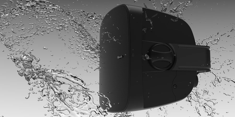IPX6, l'enceinte professionnelle Klipsch PSM-450-T résiste à la pluie et aux UV. L'enceinte d'extérieur Klipsch PSM-450-T est IPX6 et est résistante à la pluie.