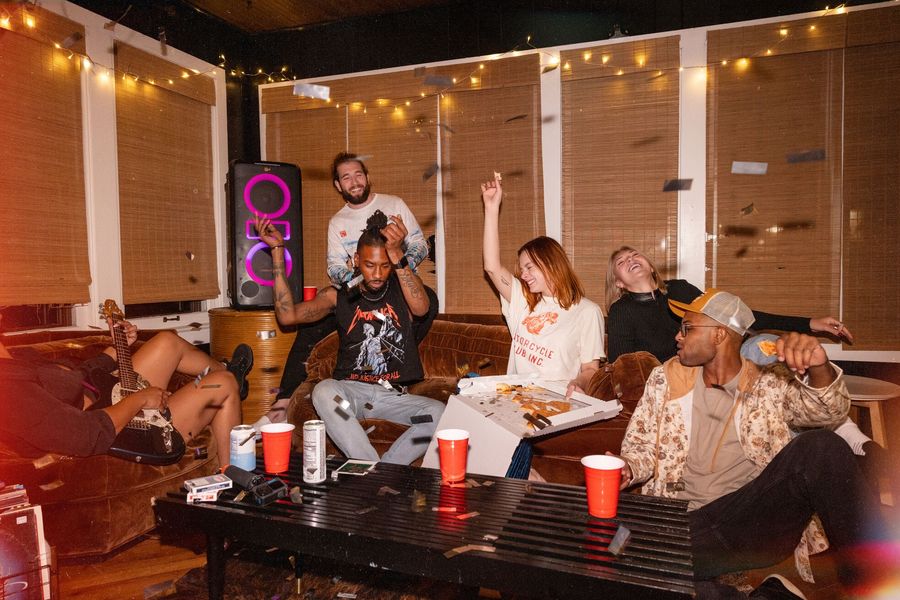 Mise en situation enceinte de soirée Bluetooth Klipsch New York