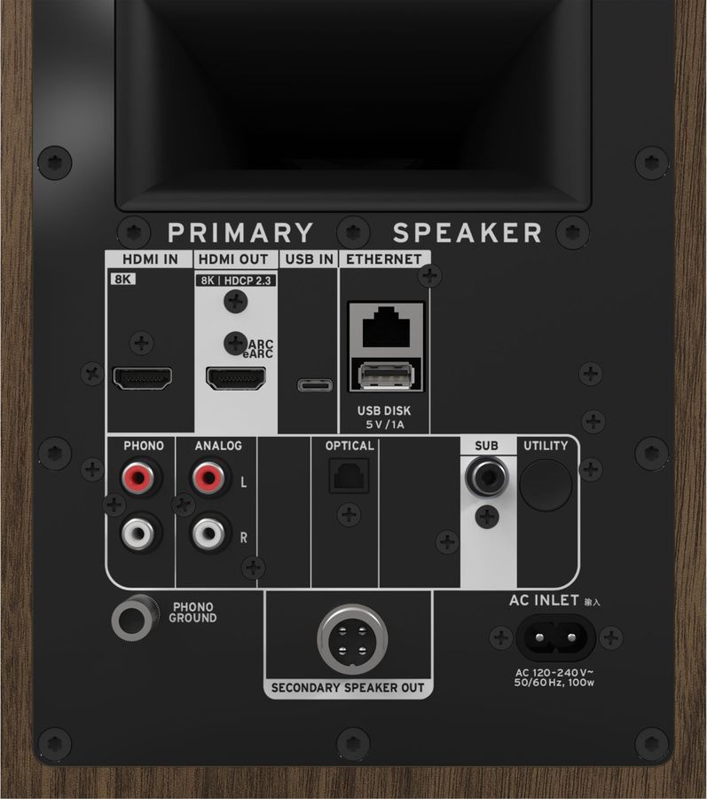 connectique Klipsch The Fives II