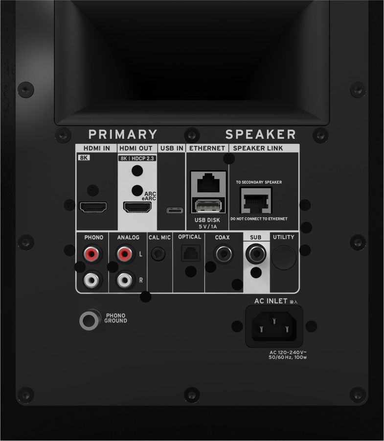 connectique the sevens II Klipsch