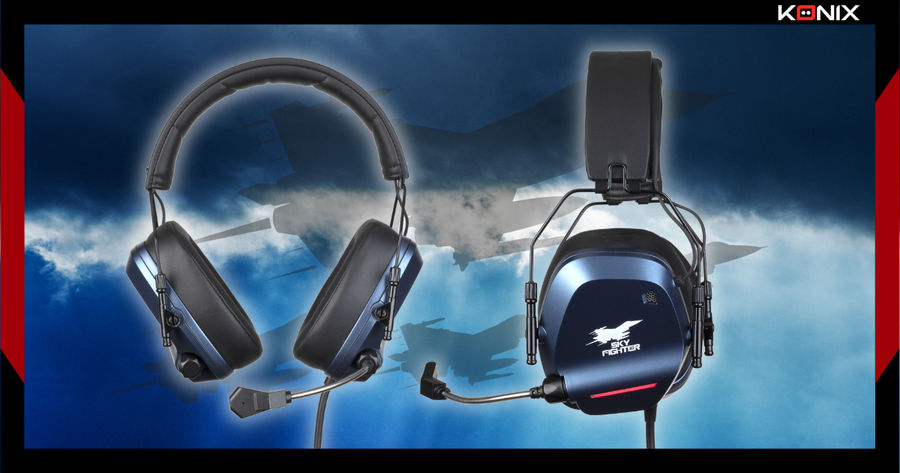 Casque gaming Konix Skyfighter One Drakkar