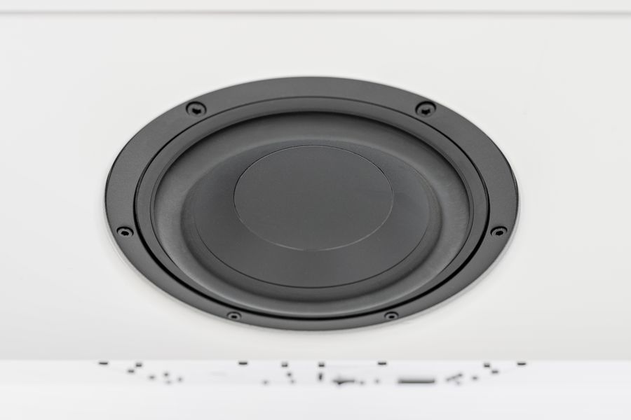 Enceinte connectée La Boîte Concept : vue détail woofer