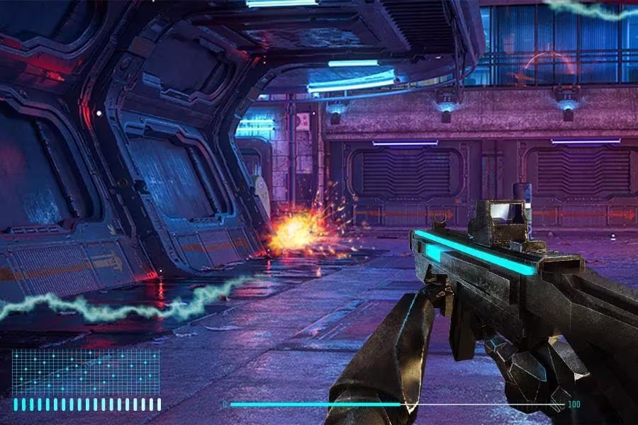 Avec ses 1 ms de temps de réponse, l'écran PC LG UltraGear 27GR95UM-B est idéal pour les jeux compétitifs tels que les FPS.