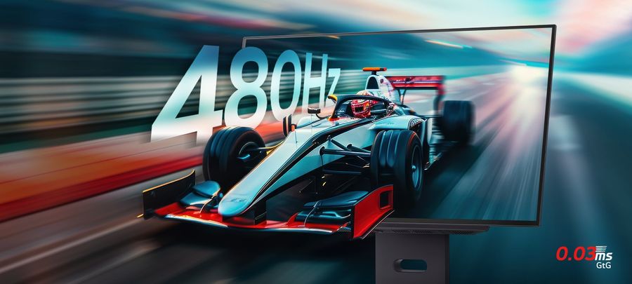 Grâce à son temps de réponse de 0,03 ms et son taux de rafraîchissement pouvant atteindre 480 Hz, l’écran gamer LG UltraGear 27GX790A-B assure une fluidité optimale pour les jeux rapides.