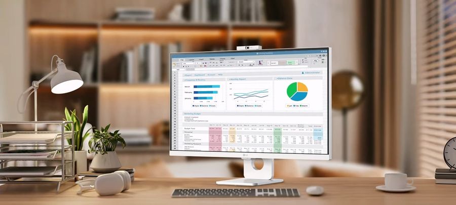 Écran LG Smart Monitor 27U731SA-W 27" 4K UHD avec système webOS intégré