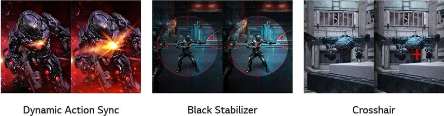 L'&eacute;cran ultra large LG UltraWide 29WQ600-W offre des options pour les jeux vid&eacute;o.