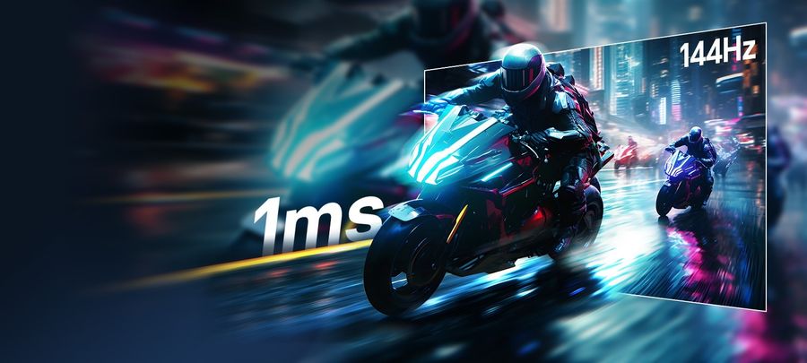 Moniteur LG UltraGear 32G810SA-W avec 144 Hz et 1 ms pour une réactivité maximale en jeu