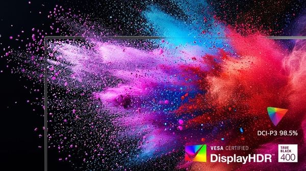 Le moniteur LG UltraGear OLED 32GS95UV-B est idéal pour les vidéastes avec un DCI-P3 à 98,5 %.