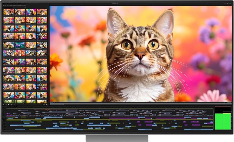 Dalle Nano IPS Black du LG 32U990A-S offrant un contraste de 2000:1 et une image HDR équilibrée