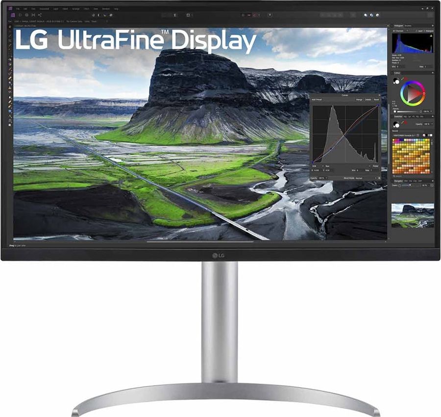 Le moniteur pro LG UltraFine 32UQ850V-W dispose d'une dalle IPS 4K UHD.