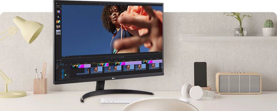 90 % du gamut couleur DCI-P3 est couvert par l'écran gamer LG Ultrafine 32UR500-B.