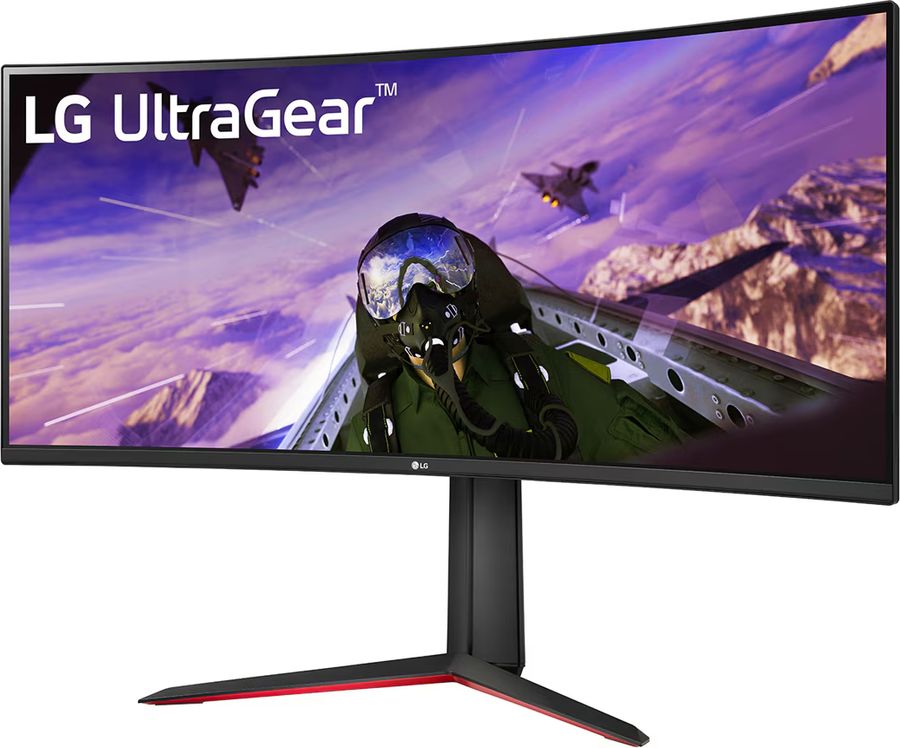 Le moniteur ultrawide LG UltraGear 34GP63AP-B dispose d'une dalle VA incurvée, offrant une courbure 1800R.