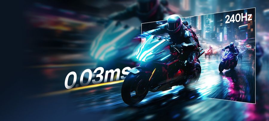 Moniteur LG UltraGear OLED 34GX900A-B 240 Hz, 0,03 ms, compatible G-Sync, FreeSync Pro et AdaptiveSync, certifié ClearMR 13000.