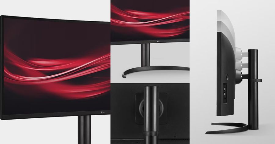 Afin de s'adapter au poste de travail, le moniteur ultra large LG UltraWide 34WQ75C-B est réglable en hauteur et peut être incliné.