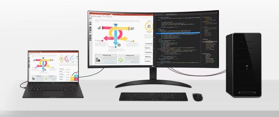 LG UltraWide 34WR50QC-B - Écrans De Bureau Et Professionnels