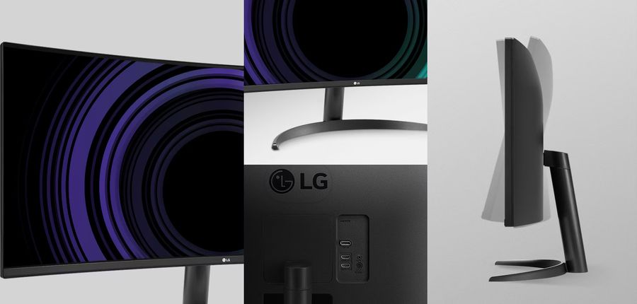 Le réglage en inclinaison de l'écran LG UltraWide 34WR50QK-B permet de s'adapter à tous les bureaux.