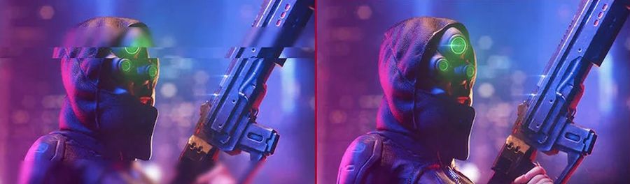 Id&eacute;al pour les gamers, l'&eacute;cran ultra-large LG UltraWide 34WR55QC-B profite de l'AMD FreeSync et d'une fr&eacute;quence de rafra&icirc;chissement de 100 Hz.