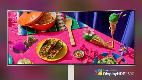 Avec sa certification VESA DisplayHDR 600, l'écran PC LG UltraWide 38WR85QC-W répond aux exigences des moteurs vidéo et des photographes. Le moniteur PC LG UltraWide 38WR85QC-W est certifié VESA DisplayHDR 600.