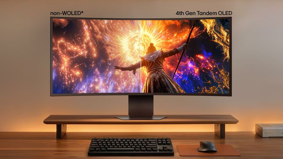 Moniteur PC LG UltraGear Evo OLED 39GX950B-B avec dalle OLED Tandem 10 bits et couverture colorim&eacute;trique DCI-P3 de 99,5 %.