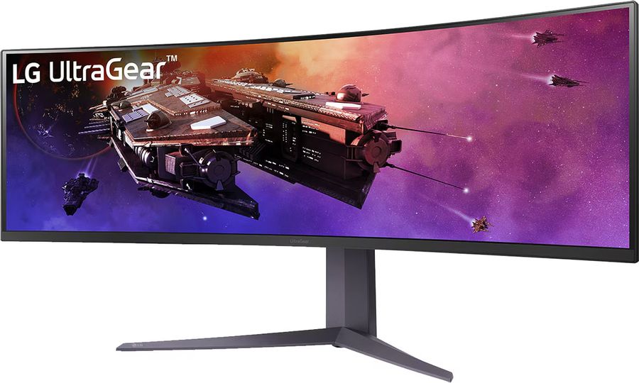 Le moniteur PC ultrawide LG UltraGear 45GR75DC-B offre une courbure de 1500R.