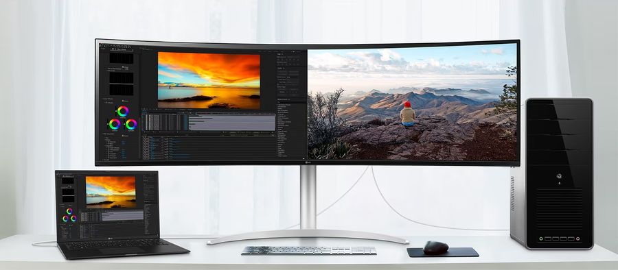 L'écran PC LG UltraWide 49WQ95C-W prend en charge le HDR10 et est certifié VESA DisplayHDR 400.