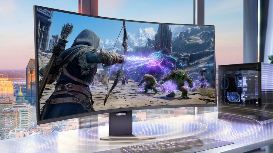 Moniteur gaming LG UltraGear Evo 52G930B-B de 51,6 pouces avec dalle VA incurv&eacute;e 1000R et r&eacute;solution 5K2K