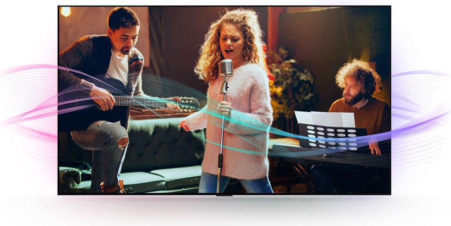 LG 55UA7500 : TV 4K avec AI Sound Pro, son surround Bluetooth et synchronisation WOW Orchestra. TV LG 55UA7500 avec AI Sound Pro, AI Clear Sound, Bluetooth Surround et synchronisation WOW Orchestra.