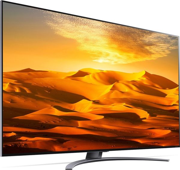 LG 86QNED91QE : vue 3/4 gauche