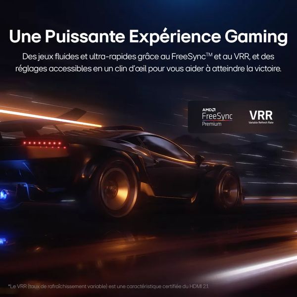 LG 98QNED89T : expérience gaming premium grâce aux fonctions VRR, ALLM et AMD FreeSync Premium 