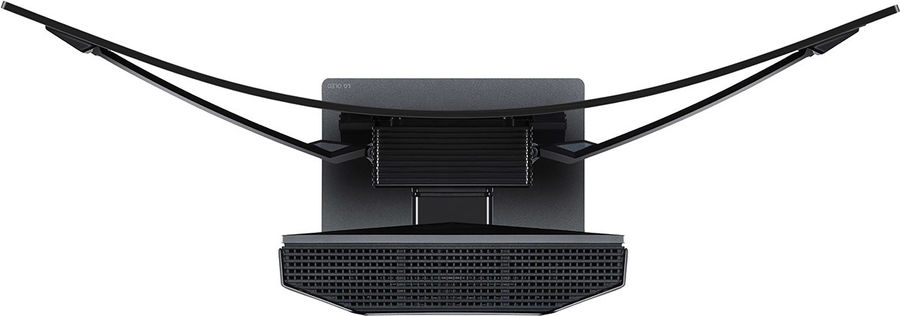 LG OLED Flex incurv&eacute;, vu du dessus