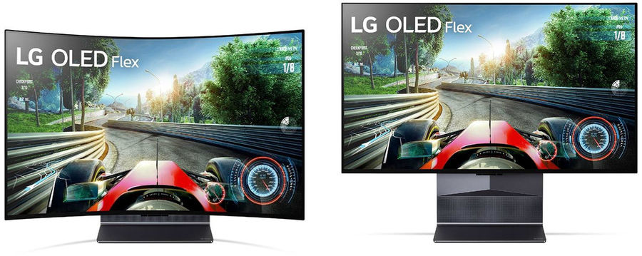 LG OLED Flex : &eacute;cran flexible, hauteur et inclinaison r&eacute;glables