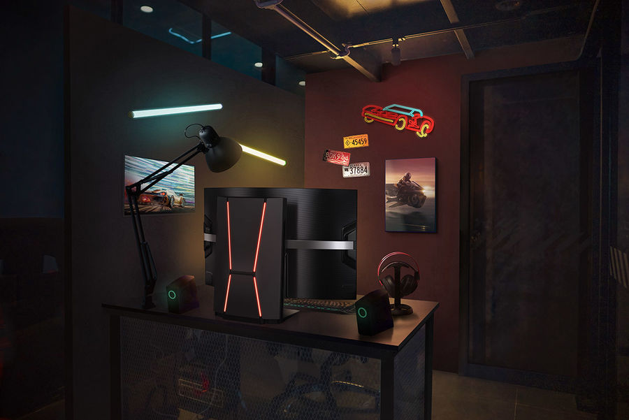 LG OLED Flex 42LX3 : &eacute;clairage d'ambiance