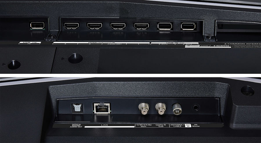 LG OLED Flex : connectique