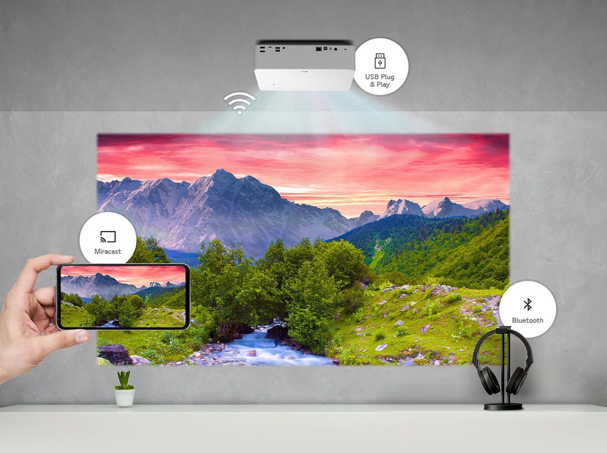 Vidéoprojecteur avec technologie Miracast Vidéoprojecteur avec technologie Miracast