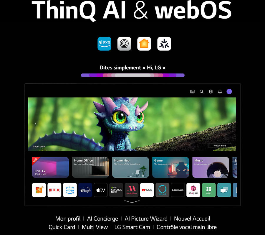 LG OLED42C3 : une TV plus intelligente avec WebOS 23