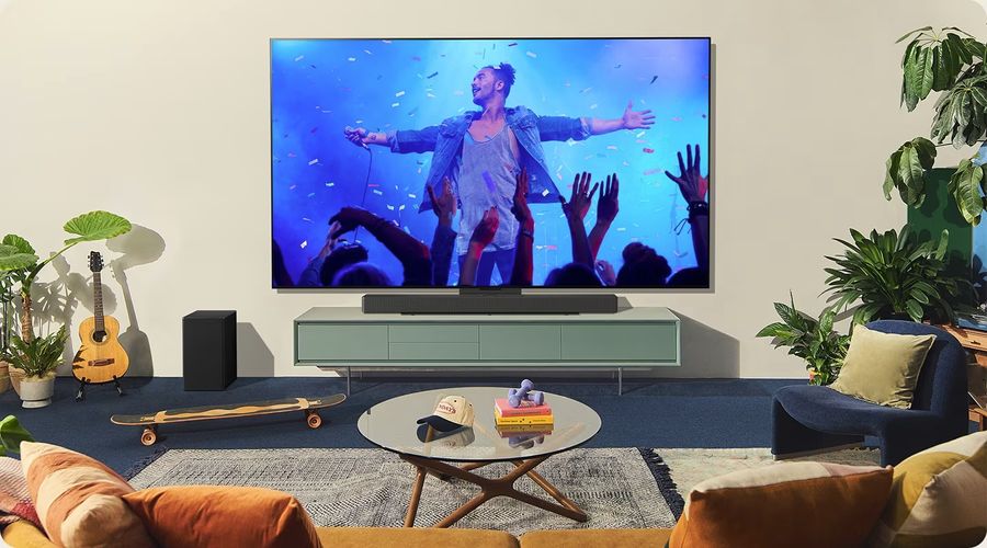 LG OLED42C4 : mise en situation  LG OLED42C4 : mise en situation
