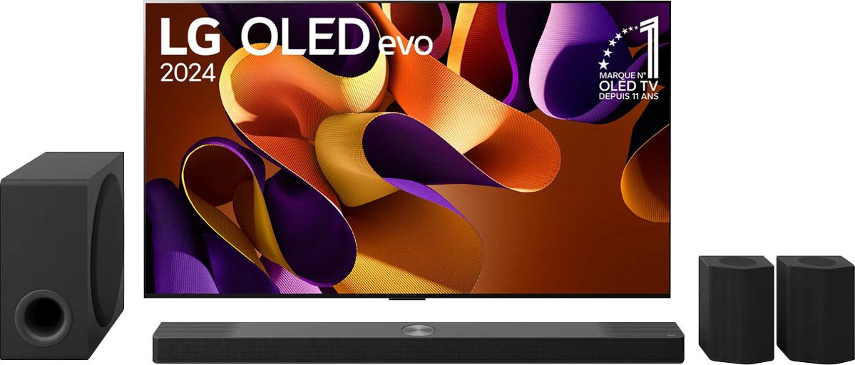TV OLED LG OLED55G4 + LGS95TR