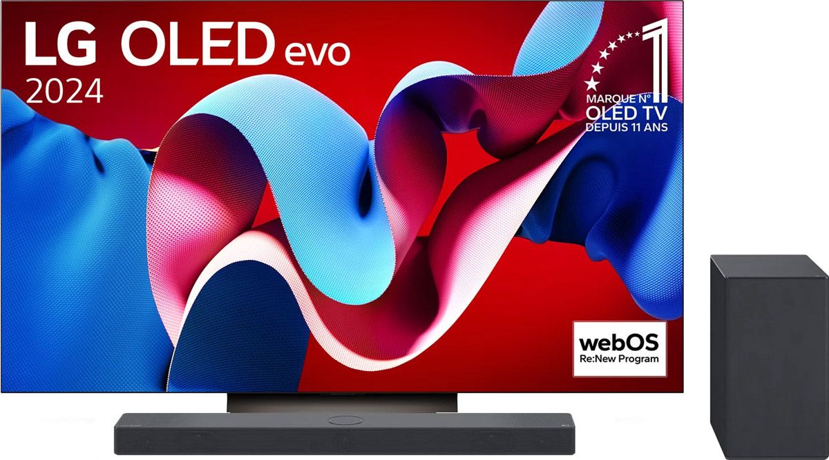 TV OLED LG OLED65C4 + SC9S