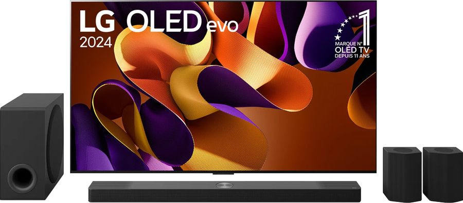 TV OLED LG OLED65G4 + LGS95TR