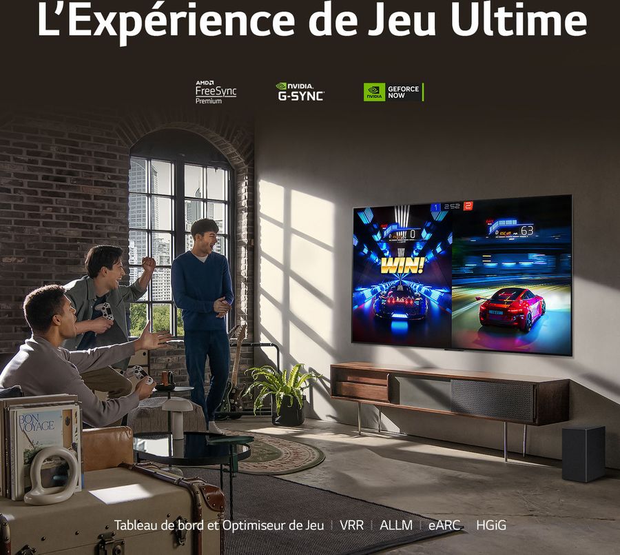 LG OLED77C4 TV OLED sur
