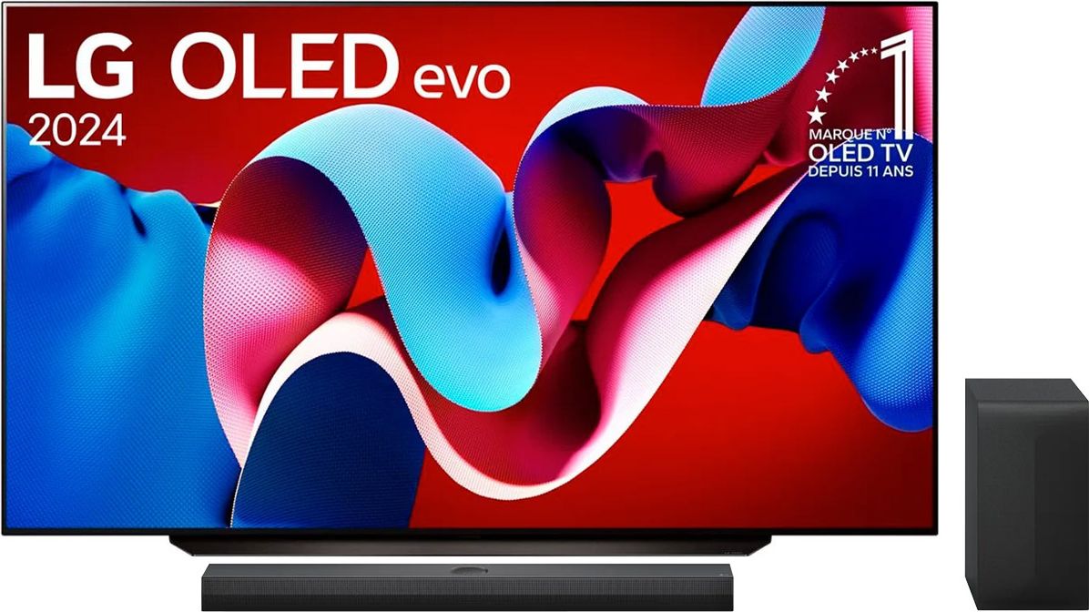 TV OLED LG OLED77C4 + S70TY