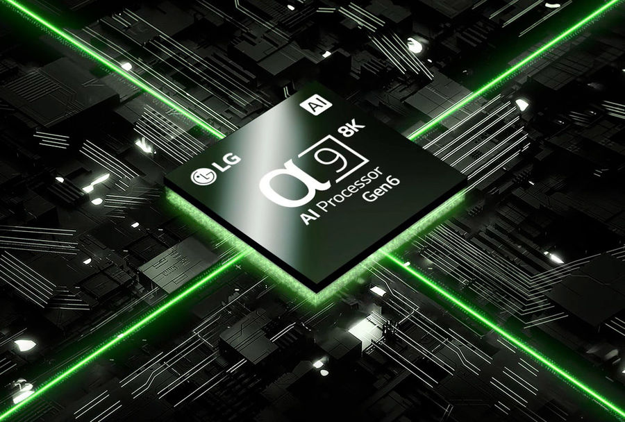 LG OLED88Z3 : processeur avec intelligence artificielle