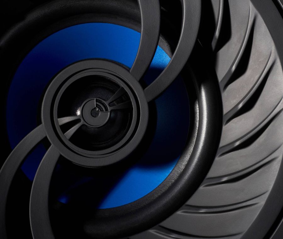 Vue de détail haut-parleur coaxial