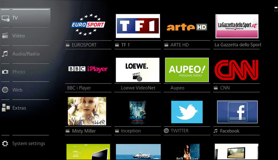 Loewe Bild s.77 : smart TV