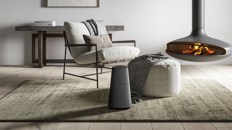 Enceinte connectée Loewe Klang MR5, mise en situation Mise en situation enceinte connectée Loewe Klang MR5