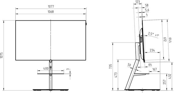 Loewe Flex 43-65 Soporte Suelo