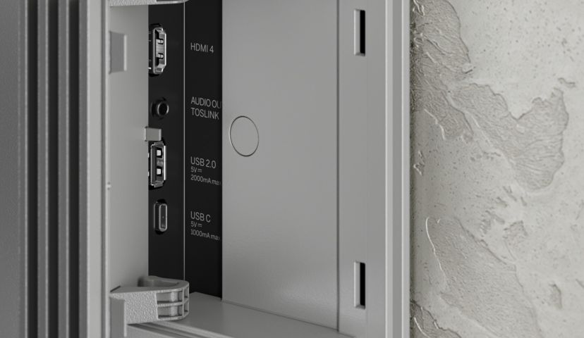 Loewe  Stellar 55 DR+ : connectique Loewe  Stellar 55 DR+ : connectique