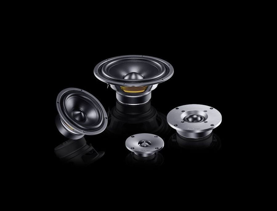 Vue de d&eacute;tail haut-parleurs FE-Dynamics